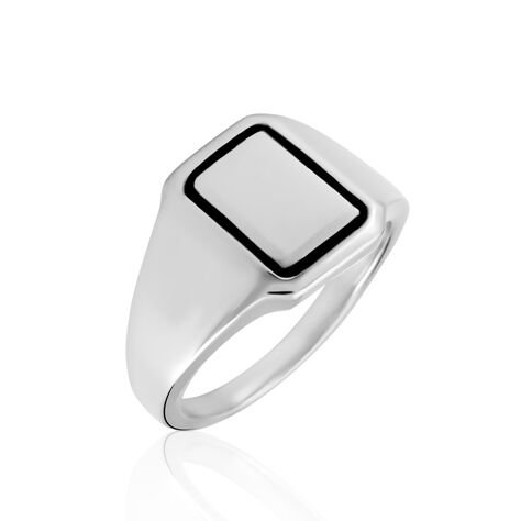 Chevalière Argent Blanc Said - Chevalières Homme | Marc Orian