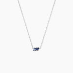 Collier Andy Argent Blanc Oxyde De Zirconium - Colliers avec pierres Femme | Marc Orian