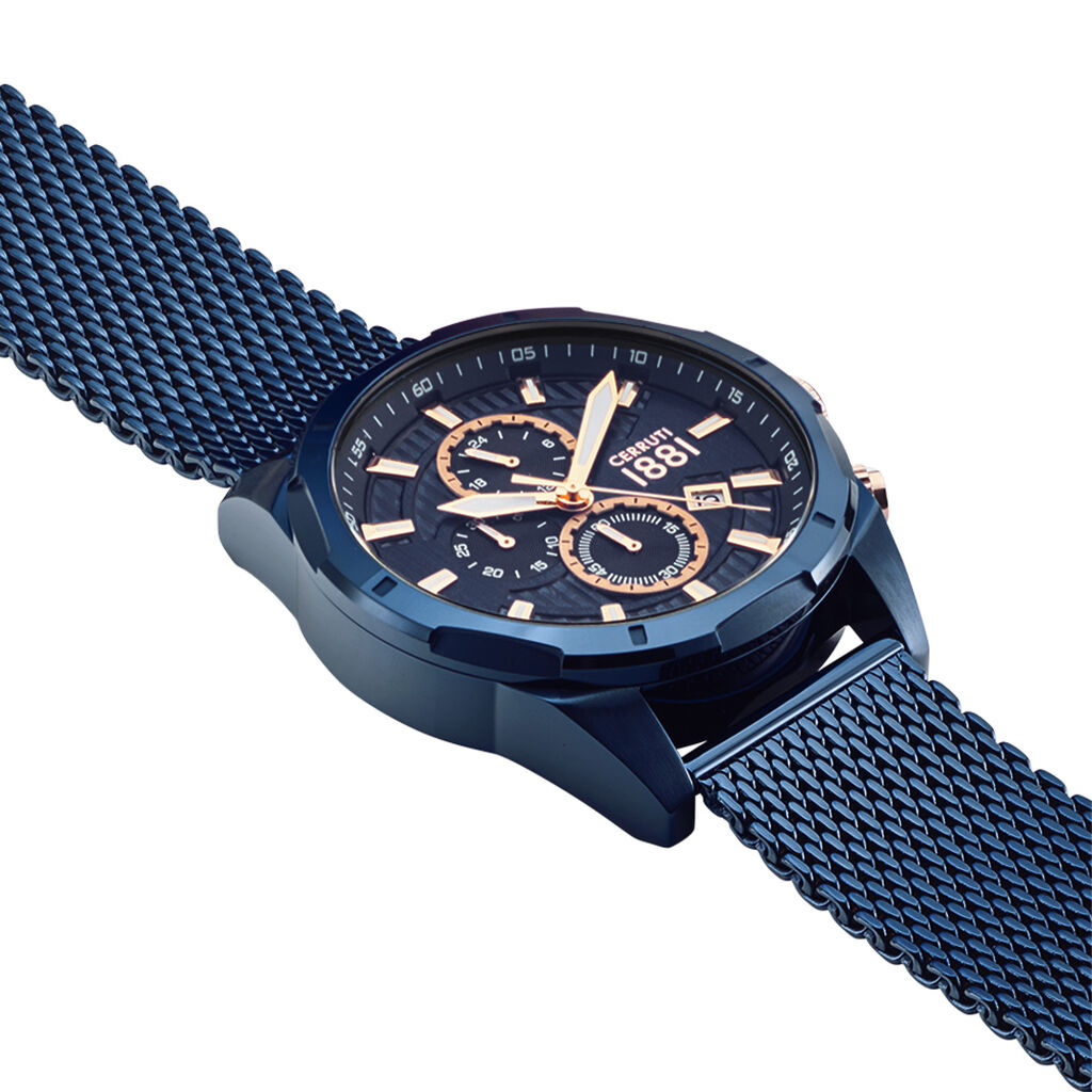Montre Cerruti Melitello Bleu - Montres Homme | Marc Orian