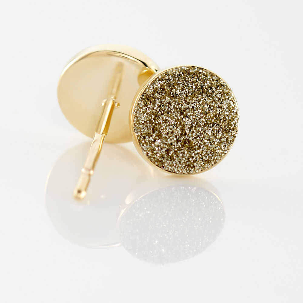 Boucles D'oreilles Puces Eryne Or Jaune - Puces Femme | Marc Orian