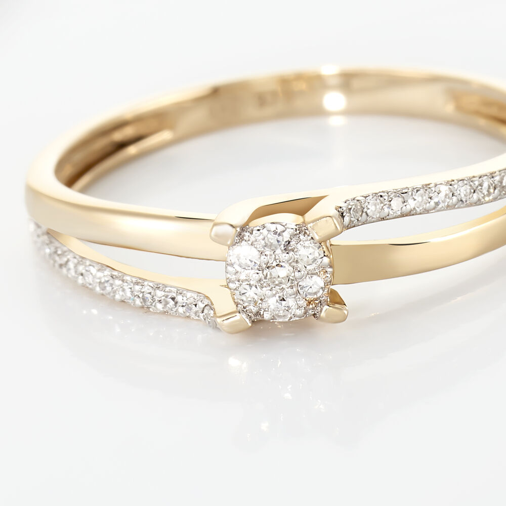 Bague Josane Or Jaune Diamant - Parures de mariage Femme | Marc Orian
