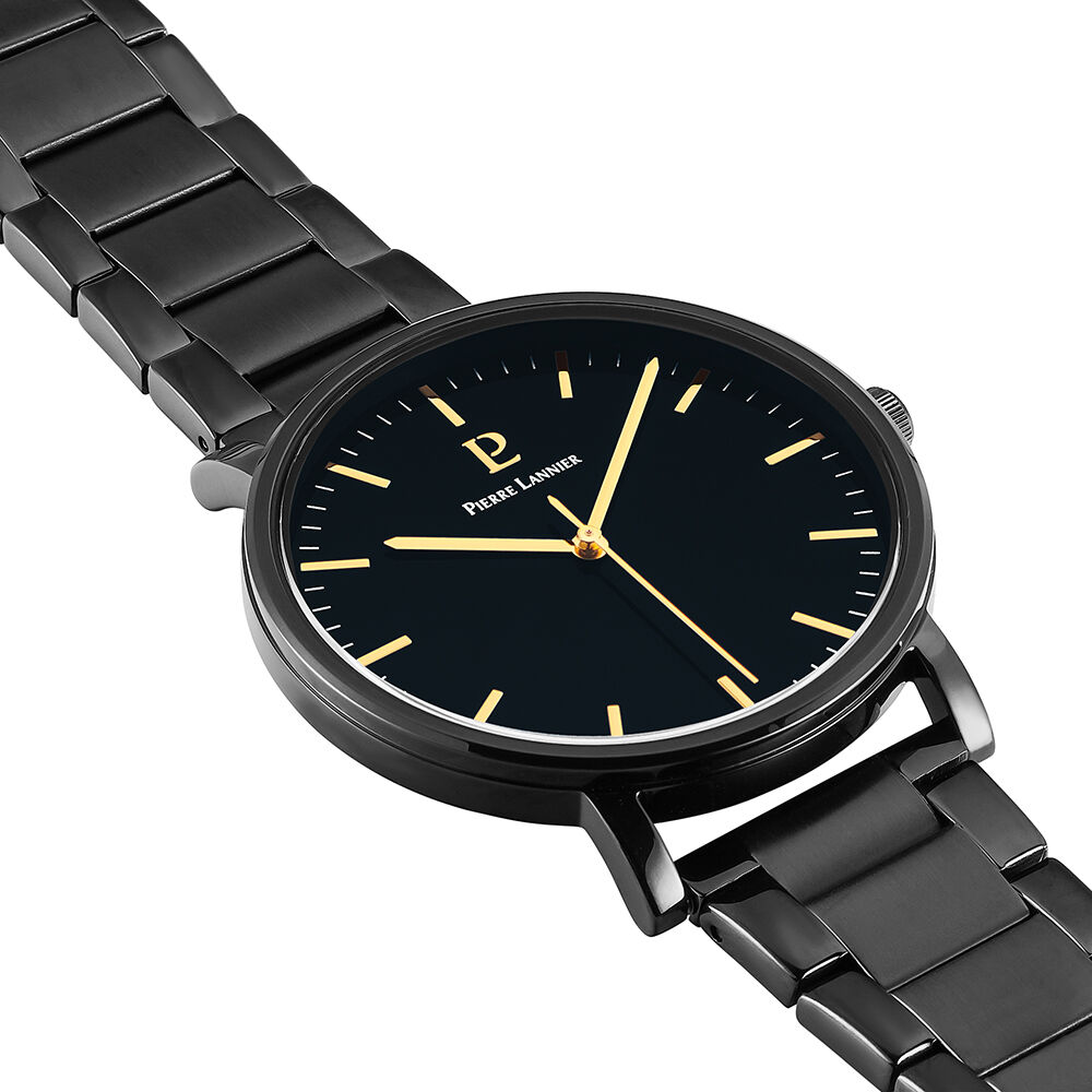 Montre Pierre Lannier Essential Noir - Montres &eacute;tanches Homme | Marc Orian