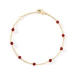 Bracelet Calliope Plaqu&eacute; Or Dor&eacute; Agate - Bracelets fantaisie Femme | Marc Orian