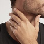 Alliance Marya Carree Diamantee Ruban Plat Or Jaune - Alliances duo Unisex | Marc Orian