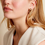 Boucles D'oreilles Pendantes Manille Acier Jaune - Pendantes Femme | Marc Orian