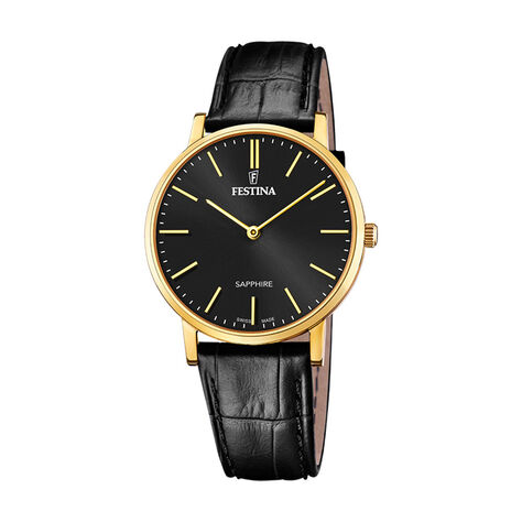 Montre Festina Swiss Made Noir - Montres classiques Homme | Marc Orian