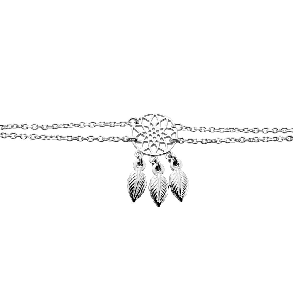Chaîne De Cheville Argent Blanc Tangui Oxydes De Zirconium -  Femme | Marc Orian