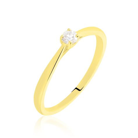 Bague Solitaire Vicoeuria Or Jaune Diamant - Bagues Solitaire Femme | Marc Orian