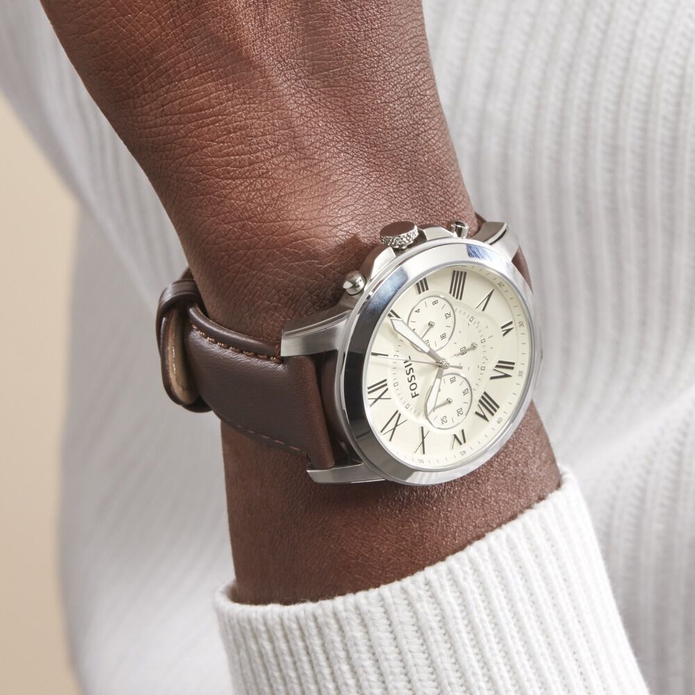 Montre Fossil Grant Beige - Montres classiques Homme | Marc Orian