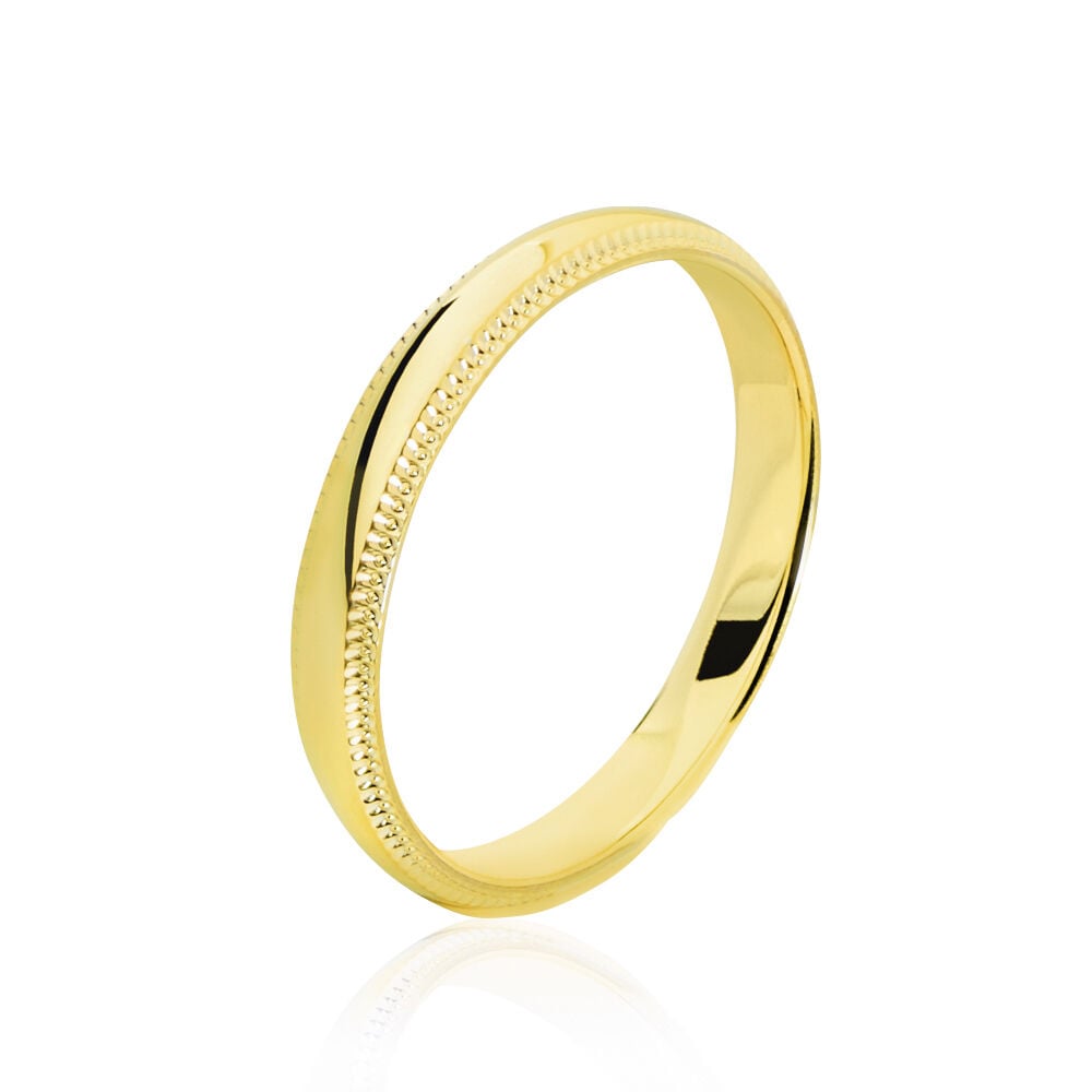 Alliance Meggie Demi Jonc Classique Or Jaune - Alliances classiques Famille | Marc Orian