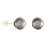 Boucles D'oreilles Puces Alper Or Jaune Perle De Culture De Tahiti - Puces Femme | Marc Orian