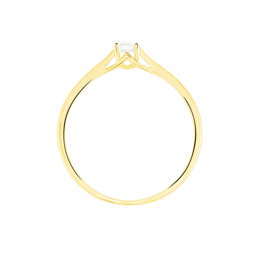 Bague Solitaire Solenia Or Jaune Diamant - Solitaires Femme | Marc Orian