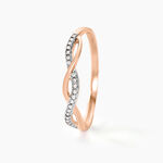 Bague Alizee Or Rose Diamant - Bagues pierres pr&eacute;cieuses Femme | Marc Orian