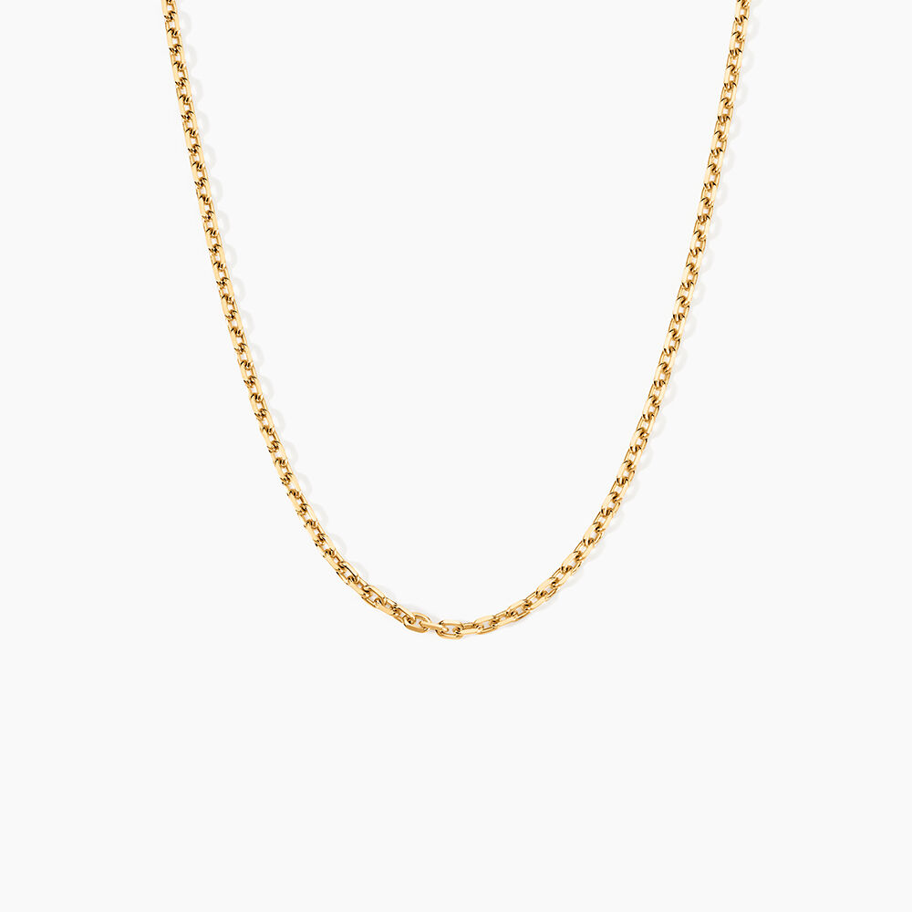 Chaîne Igoa Maille Forçat Diamantee Or Jaune - Chaines Famille | Marc Orian