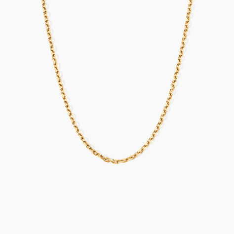 Chaîne Igoa Maille Forçat Diamantee Or Jaune - Chaines Famille | Marc Orian