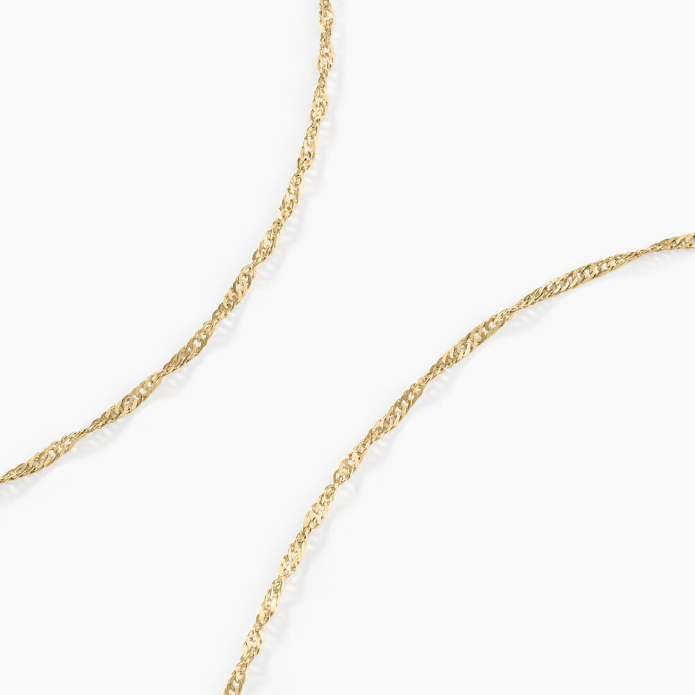 Chaîne Imanie Maille Singapour Or Jaune - Chaines Femme | Marc Orian