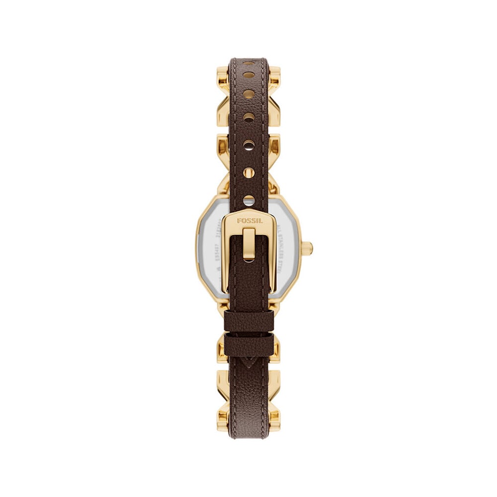 Montre Fossil Harlow Jewel Marron - Montres &eacute;tanches Femme | Marc Orian