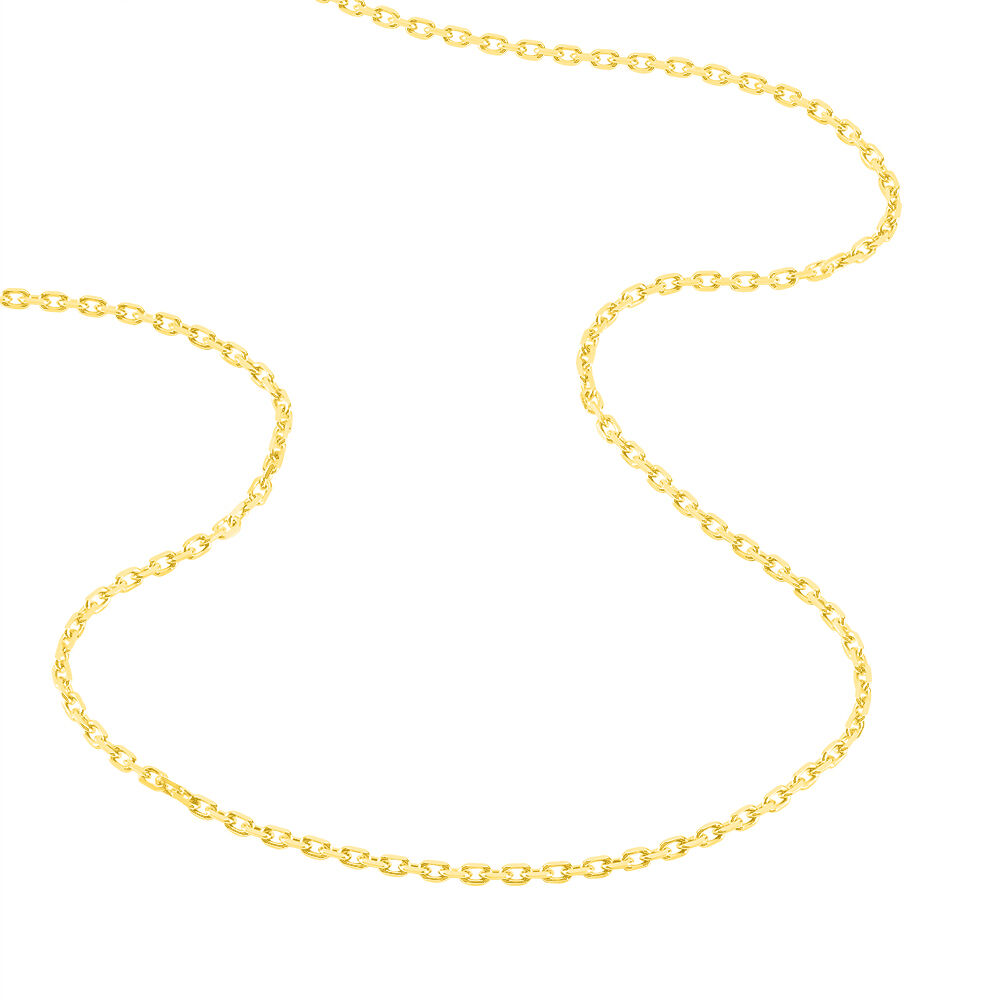 Cha&icirc;ne Igoa Maille For&ccedil;at Diamantee Or Jaune - Chaines Femme | Marc Orian