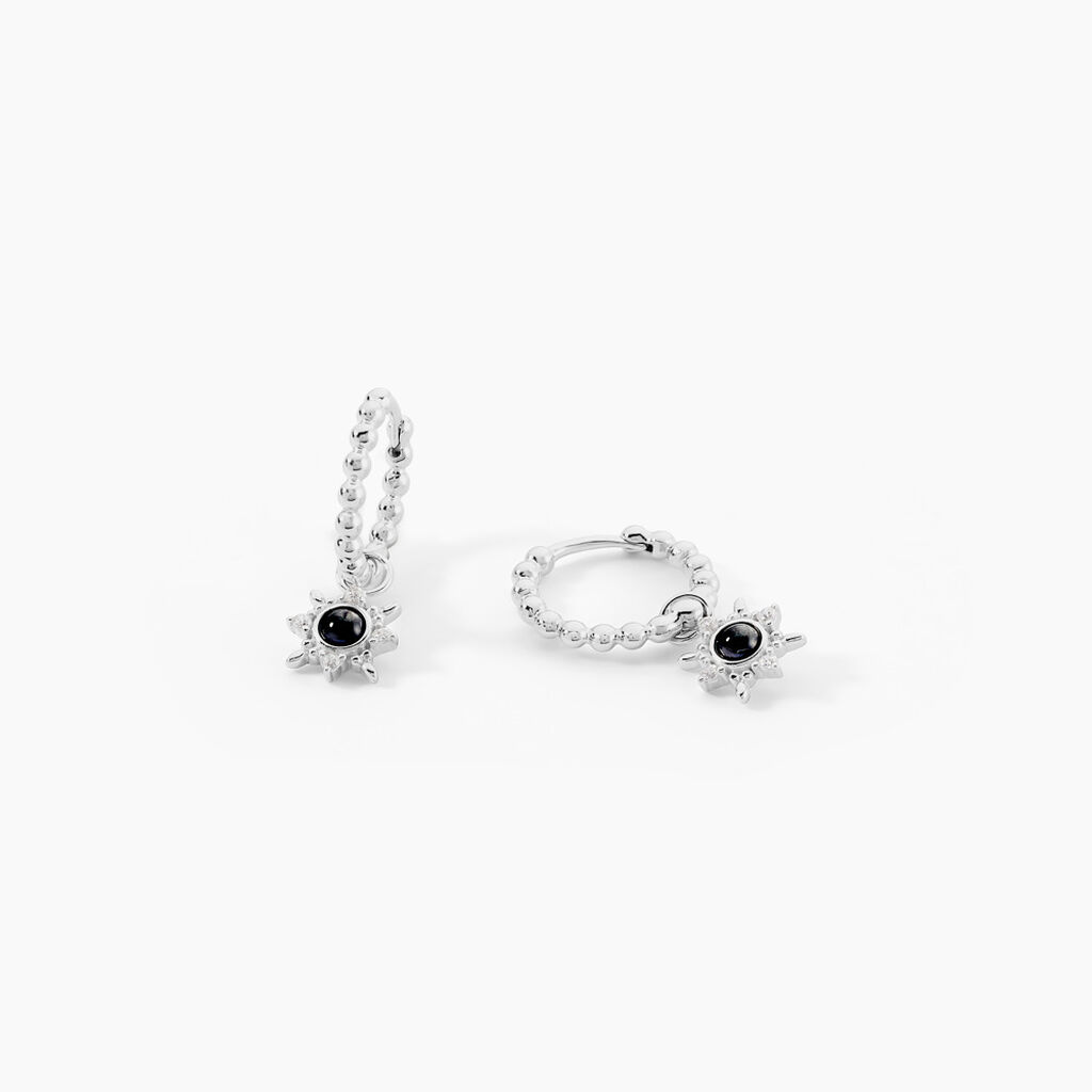 Cr&eacute;oles Hesper Argent Blanc Oxyde De Zirconium - Cr&eacute;oles Femme | Marc Orian