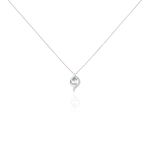 Collier Lydia Or Blanc Topaze Oxyde Oxyde - Colliers avec pierres Femme | Marc Orian