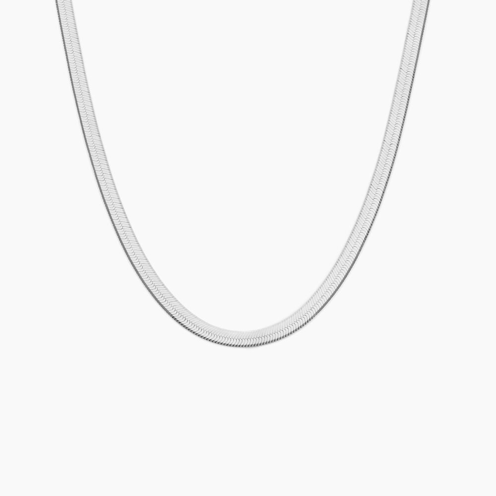 Collier Clemance Argent Blanc - Chaines Femme | Marc Orian