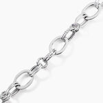 Bracelet Maillons Argent Blanc - Bracelets cha&icirc;nes Femme | Marc Orian