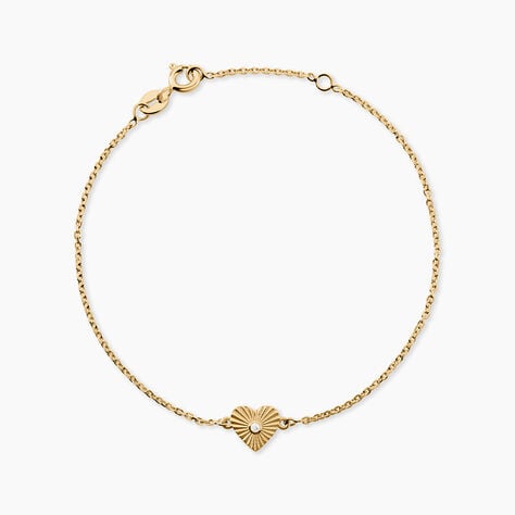 Bracelet Candy Argent Dor&eacute; A L'Or 750/1000 Oxyde De Zirconium - Bracelets cha&icirc;nes Femme | Marc Orian
