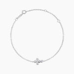Bracelet Priscus Argent Blanc Oxyde De Zirconium - Bracelets fantaisie Femme | Marc Orian