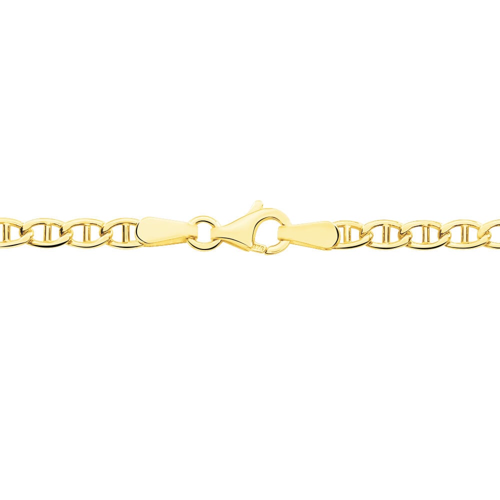 Collier Or Jaune Capucin Maille Marine - Chaines Homme | Marc Orian