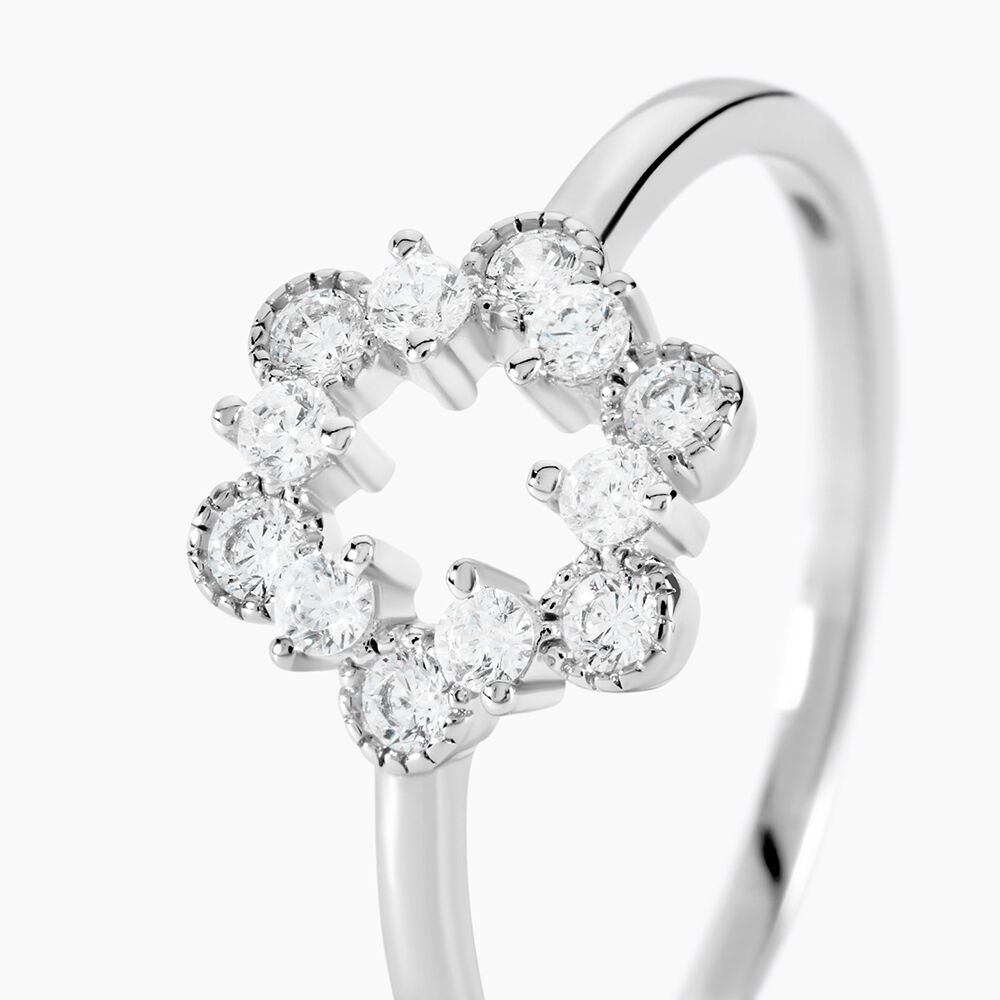 Bague Astrea Argent Blanc Oxyde De Zirconium - Bijoux fantaisie Femme | Marc Orian