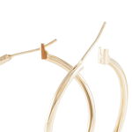 Cr&eacute;oles Ada Lisse Plaque Or Jaune - Cr&eacute;oles Femme | Marc Orian