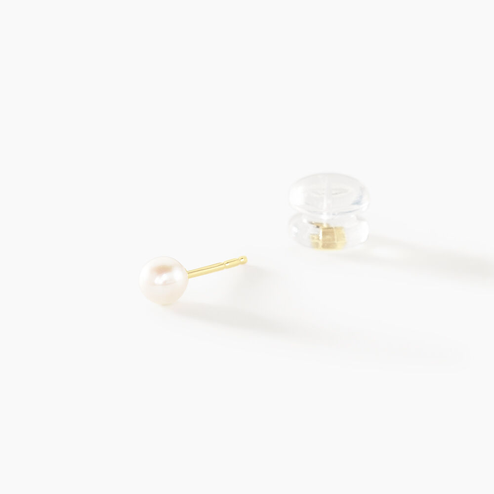 Boucles D'oreilles Suki Or Jaune Perle De Culture - Boucles d'oreilles mariage Femme | Marc Orian