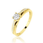 Bague Kate Or Jaune Diamant - Parures de mariage Femme | Marc Orian