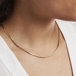 Collier Or Jaune Izel Maille Anglaise - Chaines Femme | Marc Orian