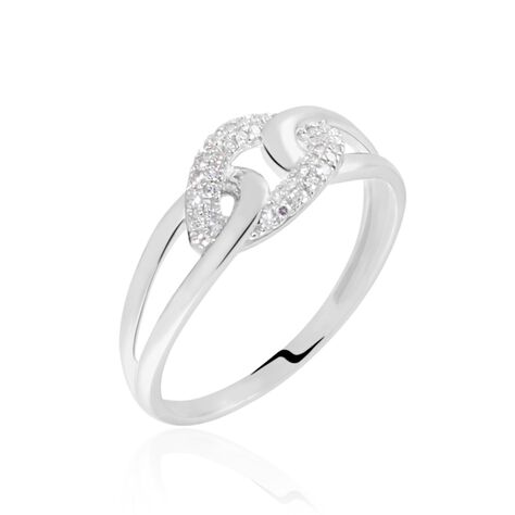 Bague Simonara Or Blanc Diamant - Bagues pierres précieuses Femme | Marc Orian