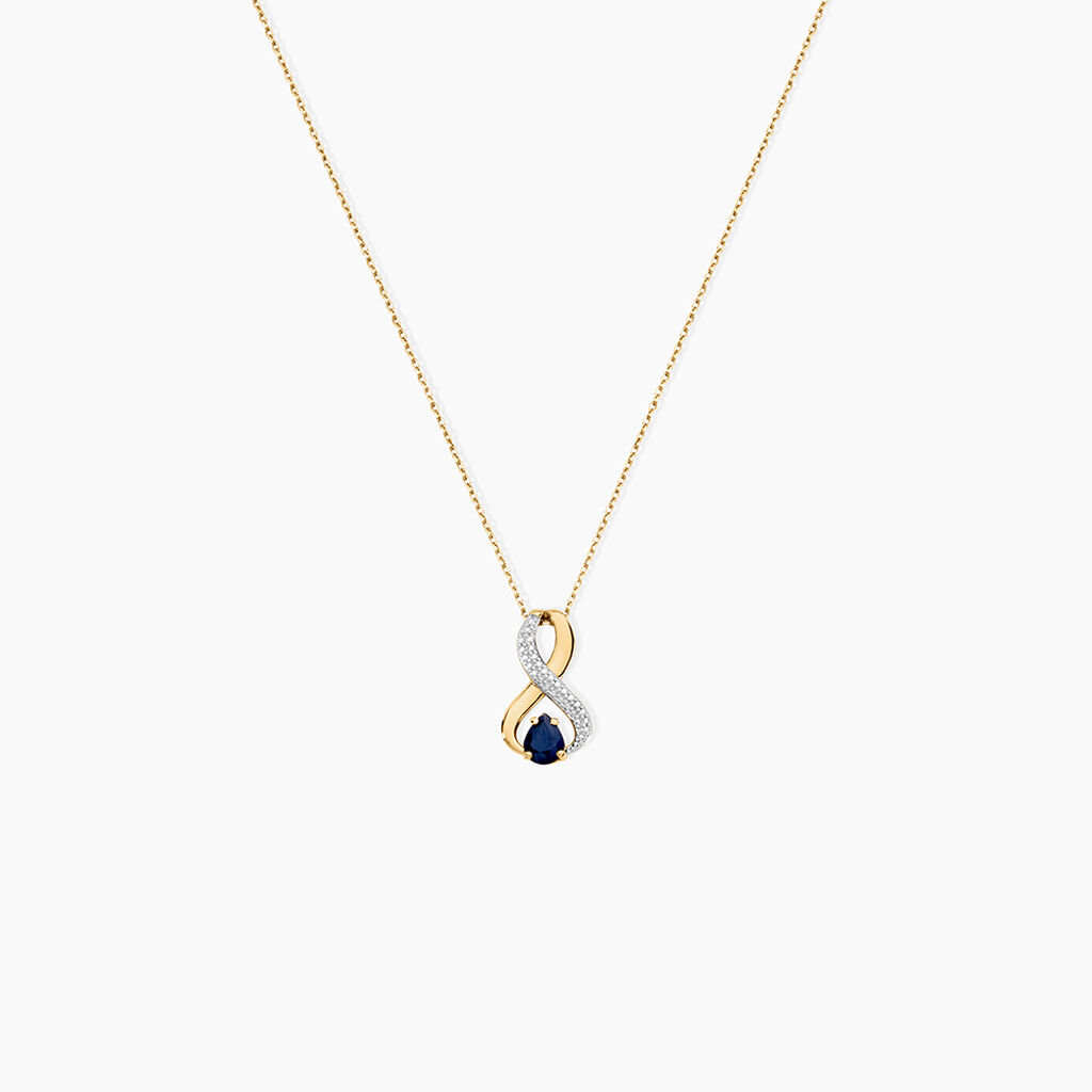 Collier Iolo Or Jaune Saphir - Colliers avec pierres Femme | Marc Orian