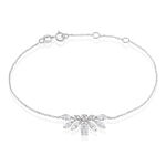 Bracelet Kaelle Or Blanc Oxyde De Zirconium - Bracelets cha&icirc;nes Femme | Marc Orian