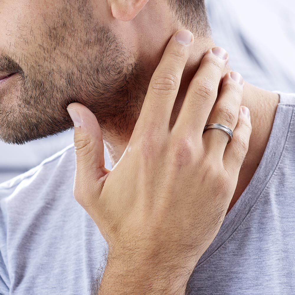 Alliance Hades Mat Et Brillant Ruban Plat Palladium Blanc - Alliances duo Homme | Marc Orian