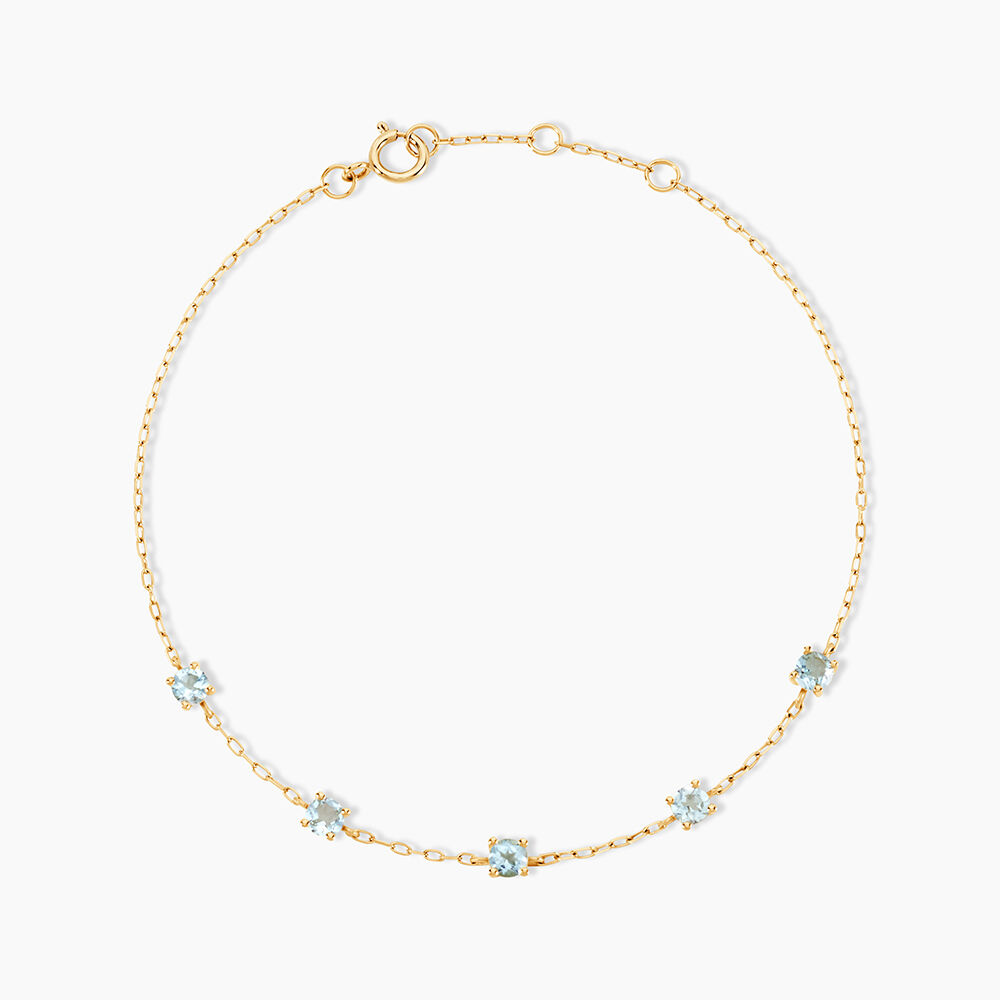 Bracelet Veasna Or Jaune Topaze - Bracelets cha&icirc;nes Femme | Marc Orian
