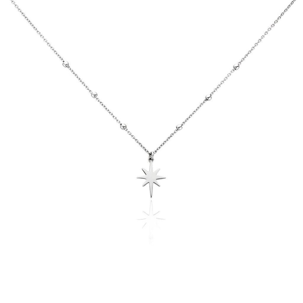 Collier Pearce Argent Blanc - Colliers Femme | Marc Orian