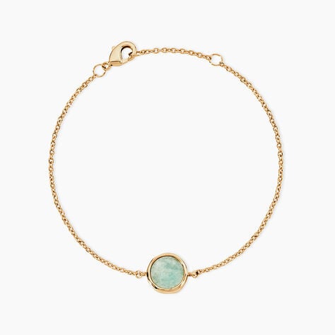 Bracelet Plaqu&eacute; Or Neassa Amazonite - Bracelets M&eacute;dailles Femme | Marc Orian