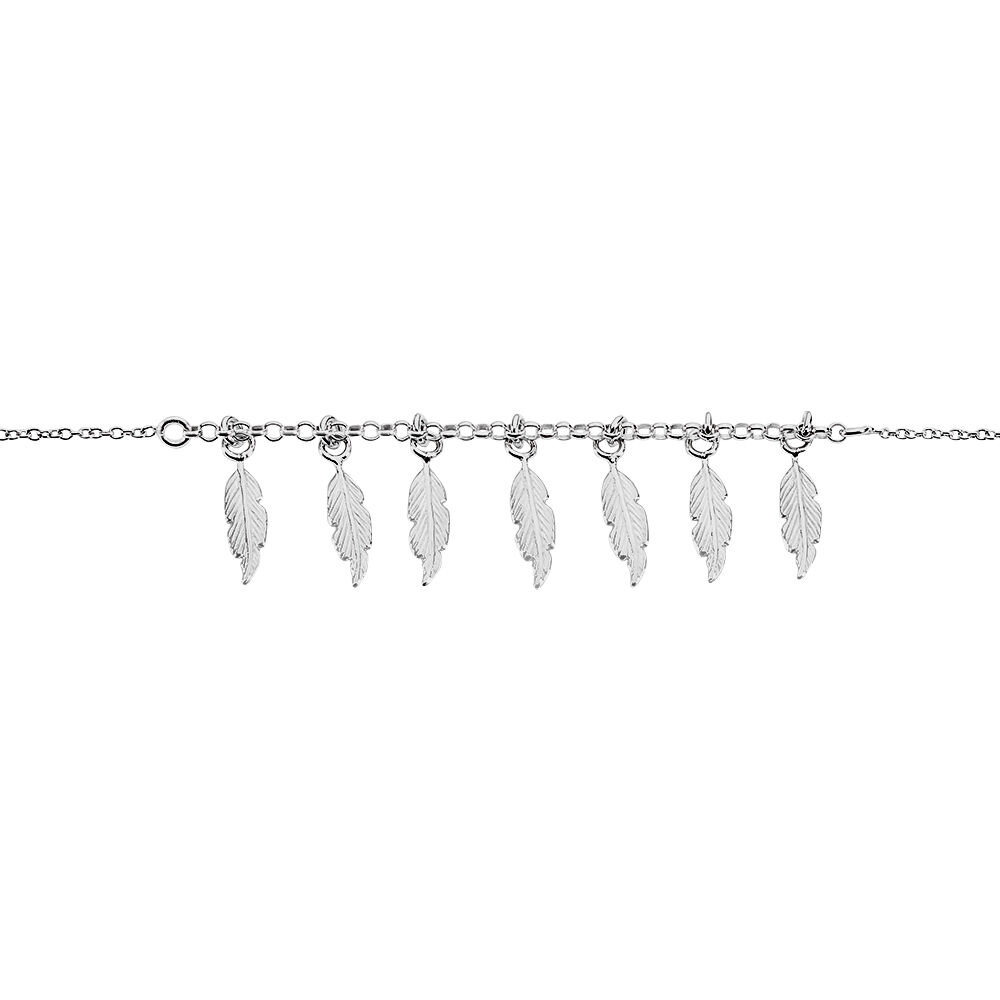 Chaîne De Cheville Altea Argent Blanc - Chaines de cheville Femme | Marc Orian