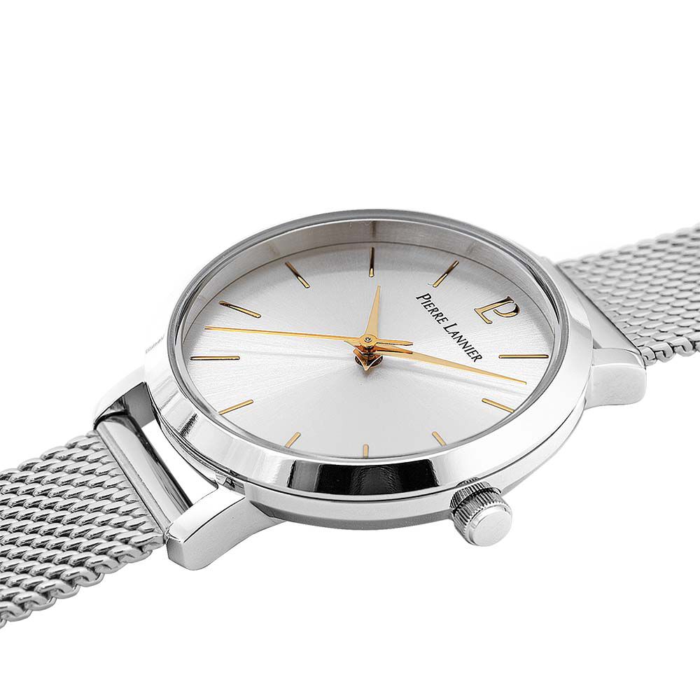 Montre Pierre Lannier Chouquette Argent&eacute; - Montres classiques Femme | Marc Orian