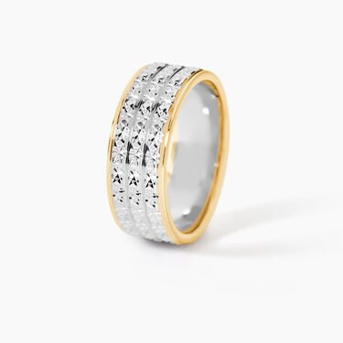 Alliance Shirleen Ruban Plat Or Bicolore