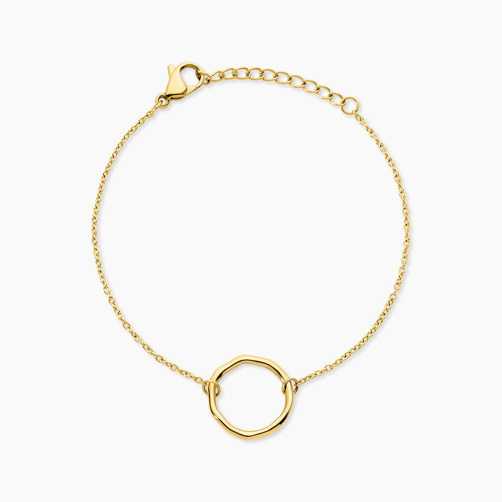 Bracelet Helma Acier Jaune - Bracelets cha&icirc;nes Femme | Marc Orian