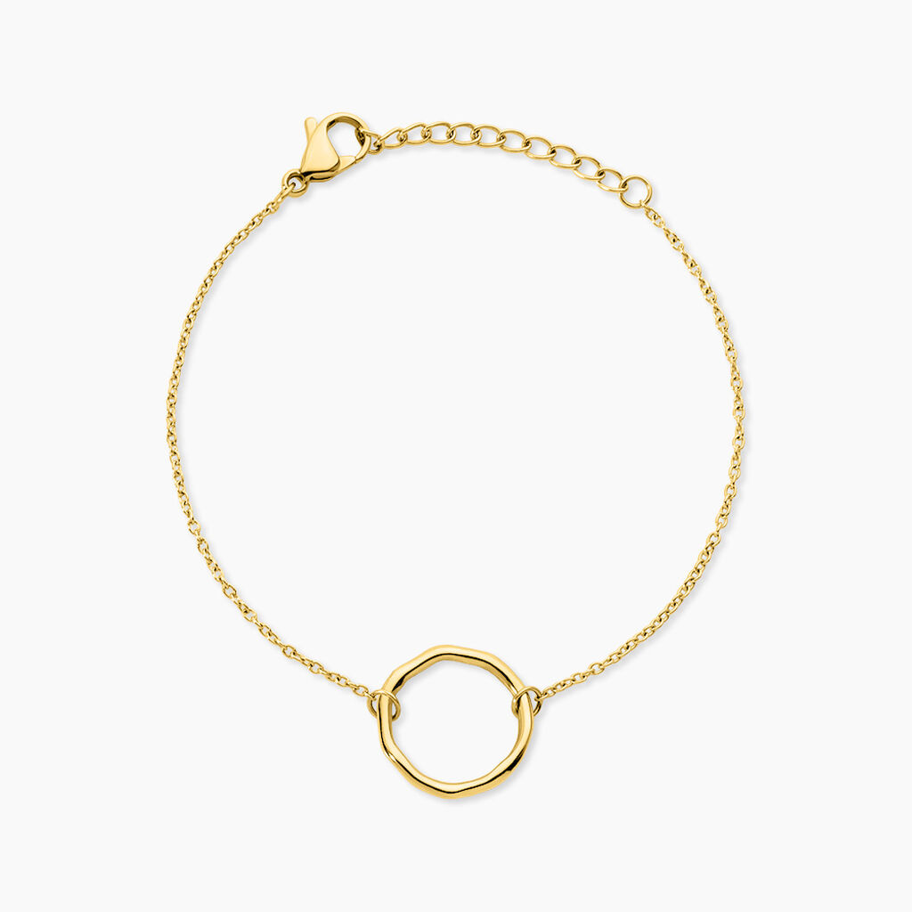Bracelet Helma Acier Jaune - Bracelets cha&icirc;nes Femme | Marc Orian