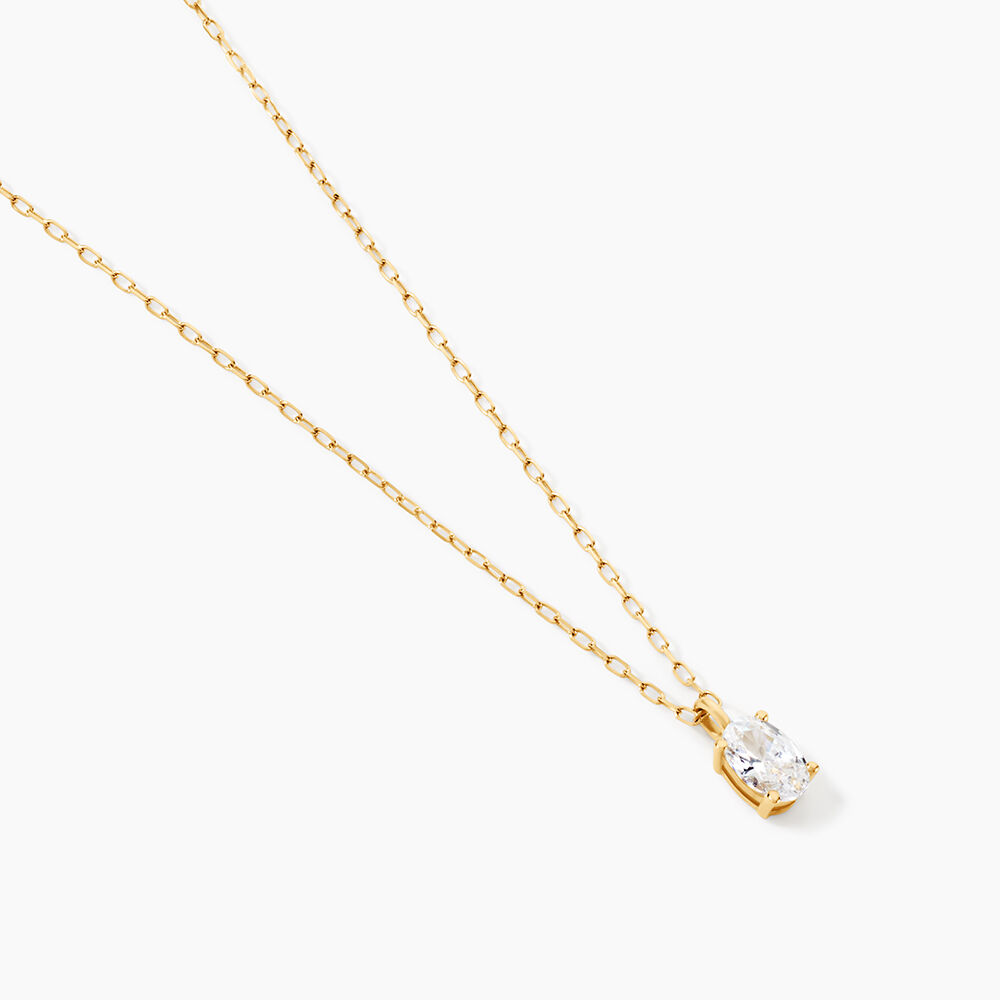 Collier Husam Or Jaune Oxyde De Zirconium - Colliers solitaires Femme | Marc Orian
