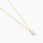 Collier Husam Or Jaune Oxyde De Zirconium - Colliers solitaires Femme | Marc Orian
