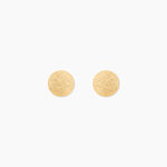 Boucles D'oreilles Puces Fidelia Boule Sablee Or Jaune - Puces Femme | Marc Orian