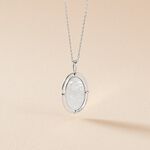 Collier Lilibeth Argent Blanc Nacre - Colliers avec pierres Femme | Marc Orian